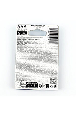 4703 Aaa Ince Kalem Pil, Longlife Max Power Alkalin, 4 Adet