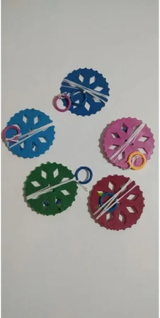 Nostaljik Ipli Fırfır Oyuncak 10 Adet - 80'ler 90'lar Ipli Fırfır 10 Adet