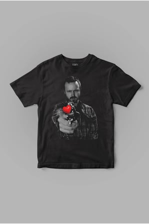 Jesse Pinkman "Heart Gun" Breaking Bad Tişört