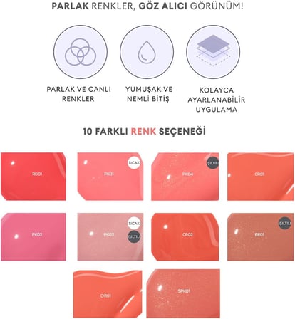 A'PIEU Juicy-Pang OR01 Turuncu Likit Allık 9g