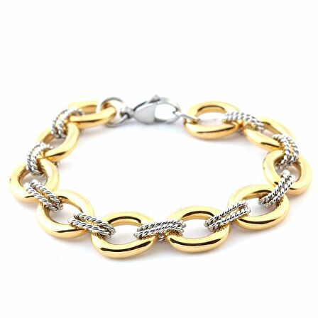 Welch Gold Çelik Altın Modeli Bileklik