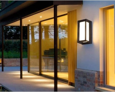 Bahçe Aydınlatması Led Işık 25cm E27 Duylu Zita Ultra Bahçe Duvar Aplik Su Geçirmez