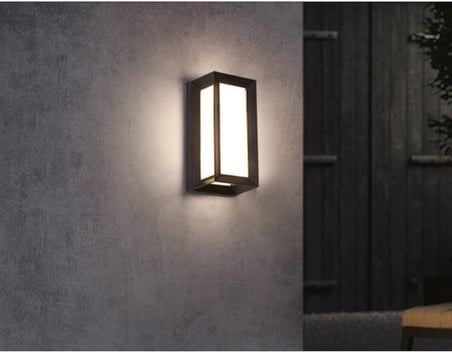 Bahçe Aydınlatması Led Işık 25cm E27 Duylu Zita Ultra Bahçe Duvar Aplik Su Geçirmez