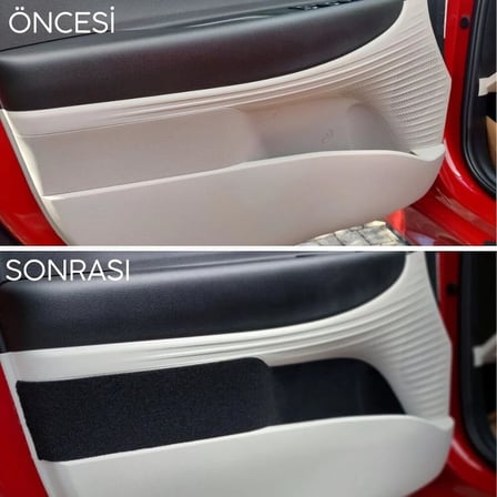 Hyundai Bayon Uyumlu Konfor Seti – Kapı Cepleri, Bardaklık, Torpido ve Konsol İçin Kaymaz Kumaş Kaplama | Gürültü Önleyici Araç İçi Organizer ve Koruyucu İç Aksesuar