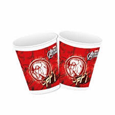 İRON MAN BARDAK 8'Lİ