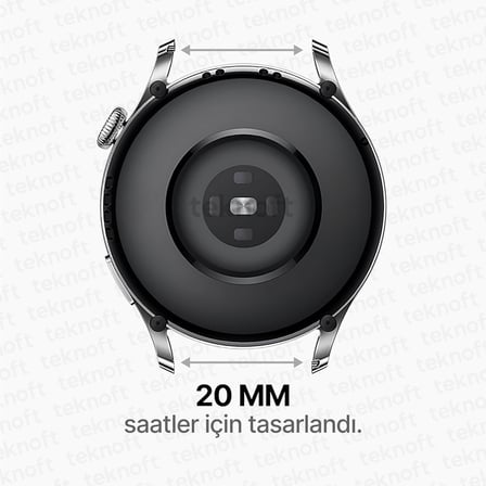Samsung Galaxy Watch 7/6/5/4/FE Serisi (40mm/44mm), Watch 6/4 Classic (47mm/43mm/42mm) ve Samsung Watch 5 Pro (45mm) için Yumuşak ve Konforlu Wave 20mm Silikon Kordon