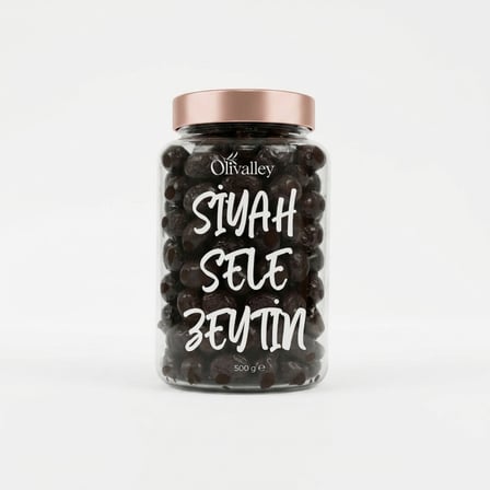 siyah sele zeytini 500 g