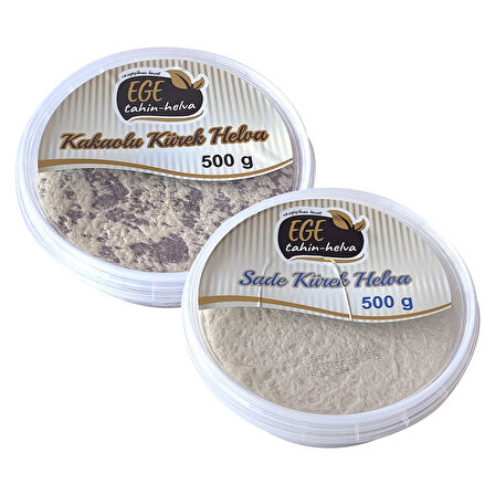 EGE HELVA Sade ve Kakaolu Kürek Helva 500 gr 2 li