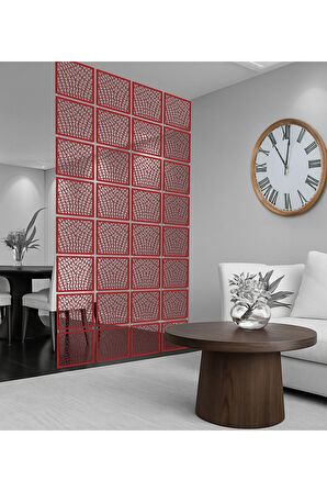 Çizgiler Lazer Kesim Paravan, Ahşap Seperatör, Panel Levha Seti Dekorasyon Ahşap Oda Bölücü Desen