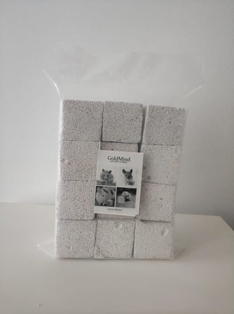 Goldmind Kemirgen Taşı 6'lı Paket Kemirme Taşı Diş Törpüsü Kalsiyum Mineralli Yalama Taşı Hamster Tavşan Guinea Pig için