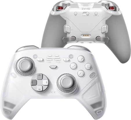 Beitong KP70 Kapasitif Joystick Adaptive Trigger Kablosuz Beyaz Kablosuz Gamepad (PC Uyumlu)