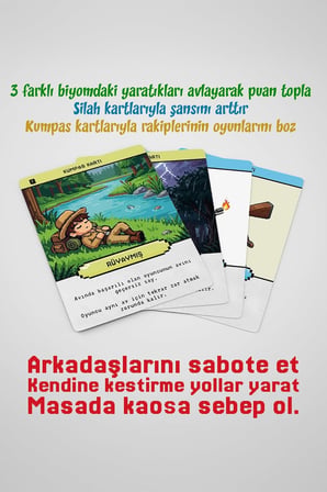 Hunt Zarlı Kart Oyunu | Rekabetçi ve Eğlenceli Kutu Oyunu