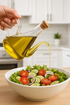 Cam Yağdanlık 500 ml – Isıya Dayanıklı Borosilikat Zeytinyağı ve Sirkelik 1 Adet