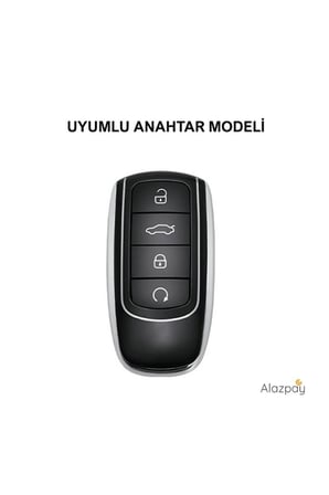 Chery Tiggo 8 Pro Max & Tiggo 7 Pro Max Avatgarde & Omoda 5 Pro Elektroliz Anahtar Kılıfı (MAVİ)