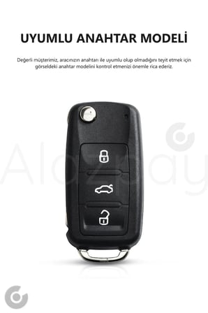 Volkswagen Golf Passat Jetta Polo Caddy Beetle Tiguan Transporter Elmas TPU Anahtar Kılıfı (Pembe)