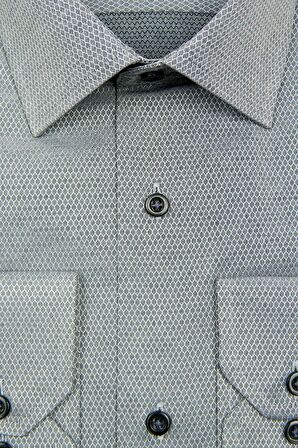 Erkek Slim Fit Jakarlı Gömlek Bgl-st00166