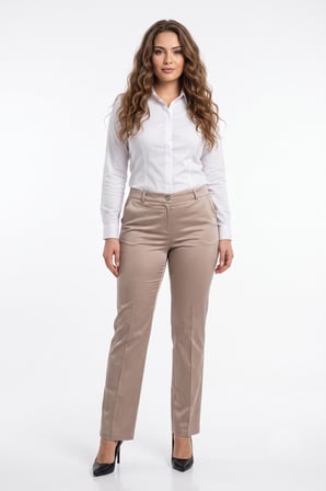 Kadın Kumaş Pantolon Düşük Bel BGL-ST01562