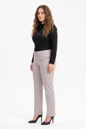 Kadın Kumaş Pantolon Düşük Bel BGL-ST01562