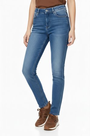 Kadın Jean Pantolon Yüksek Bel B-1245