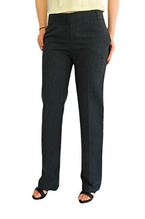 Kadın Kumaş Pantolon Yüksek Bel Klasik BGL-ST01380