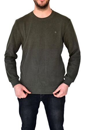 Erkek Büyük Beden Sıfır Yaka Sweatshirt 2268-BTL  BGL-ST02355