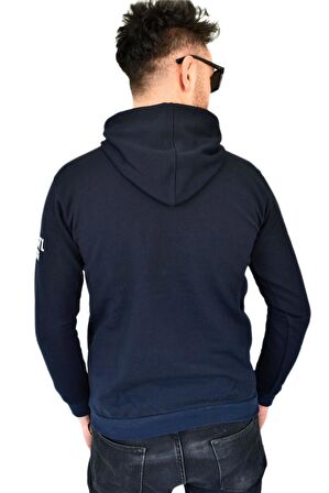 Erkek Lacivert Kapüşonlu Sweatshirt  ACMTL BGL-ST02360