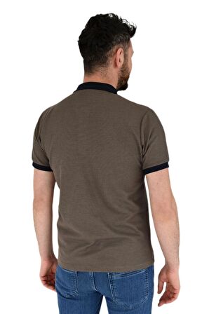 Erkek Polo Yaka Tişört Waffle 2369 BGL-ST02792
