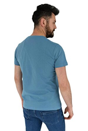 Erkek Sıfır Yaka Tişört Penye BGL-ST02799