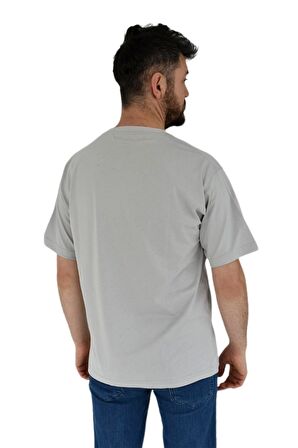 Erkek Baskılı Oversize Tişört 2378 BGL-ST02802