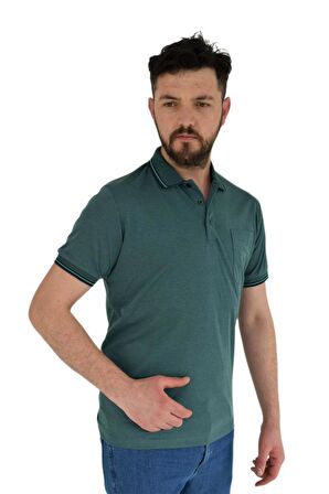 Erkek Polo Yaka Cepli Tişört Kagi 2356 BGL-ST02880