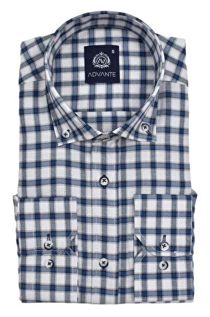 Erkek Ekose Klasik Uzun Kol Gömlek Oxford BGL-ST02989