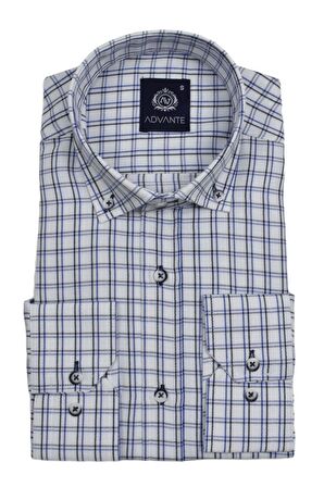 Erkek Ekose Klasik Uzun Kol Gömlek Oxford BGL-ST02990