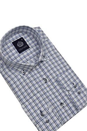 Erkek Ekose Klasik Uzun Kol Gömlek Oxford BGL-ST02990