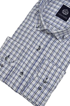 Erkek Ekose Klasik Uzun Kol Gömlek Oxford BGL-ST02990