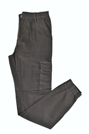Erkek Paça Lastikli Kanvas Kargo Pantolon BGL-ST03045