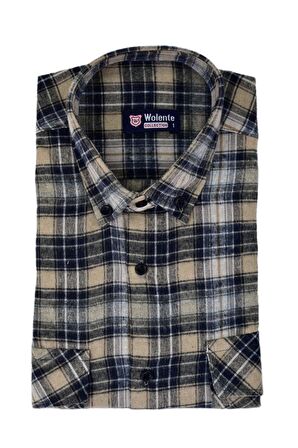 Erkek Pamuklu Kışlık Çift Cepli Kapaklı Gömlek BGL-ST03165