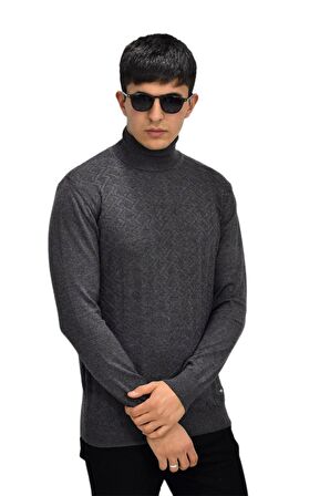 Erkek Spor Balıkçı Yaka Kazak R22507 BGL-ST03177