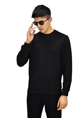 Erkek Spor Sıfır Yaka Sweatshirt R2260 BGL-ST03184