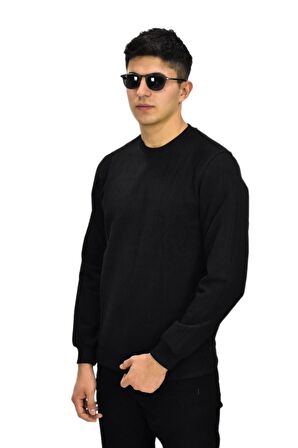 Erkek Spor Sıfır Yaka Sweatshirt R2260 BGL-ST03184