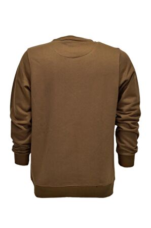 Erkek Spor Sıfır Yaka Sweatshirt R2247 BGL-ST03188