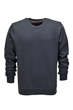 Erkek Spor Sıfır Yaka Sweatshirt R2247 BGL-ST03188