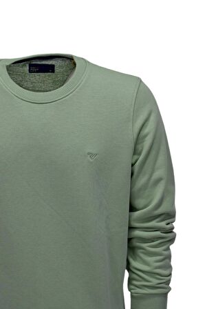 Erkek Spor Sıfır Yaka Sweatshirt R2247 BGL-ST03188