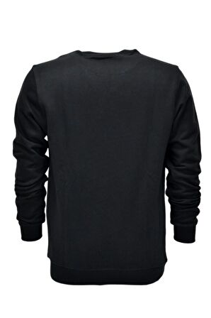 Erkek Baskılı Spor Sıfır Yaka Sweatshirt R2202 BGL-ST03189