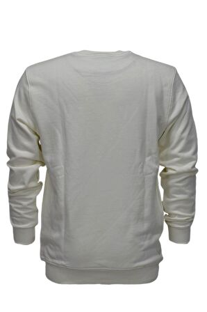 Erkek Baskılı Spor Sıfır Yaka Sweatshirt R2201 BGL-ST03191