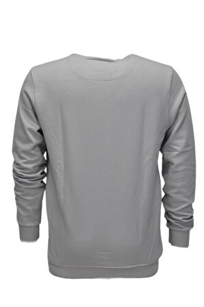 Erkek Baskılı Spor Sıfır Yaka Sweatshirt R2202 BGL-ST03189