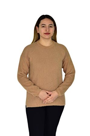 Kadın Yumoş Spor Triko Kazak BGL-ST03368