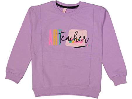 Kız Çocuk Art Baskılı Sweatshirt BGL-ST03636