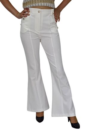 Kadın İspanyol Paça Pantolon BGL-ST03692