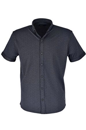 Erkek Önden Düğmeli Yakalı Tişört R4280 BGL-ST03769