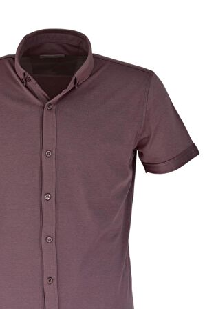 Erkek Önden Düğmeli Yakalı Tişört R4680 BGL-ST03770